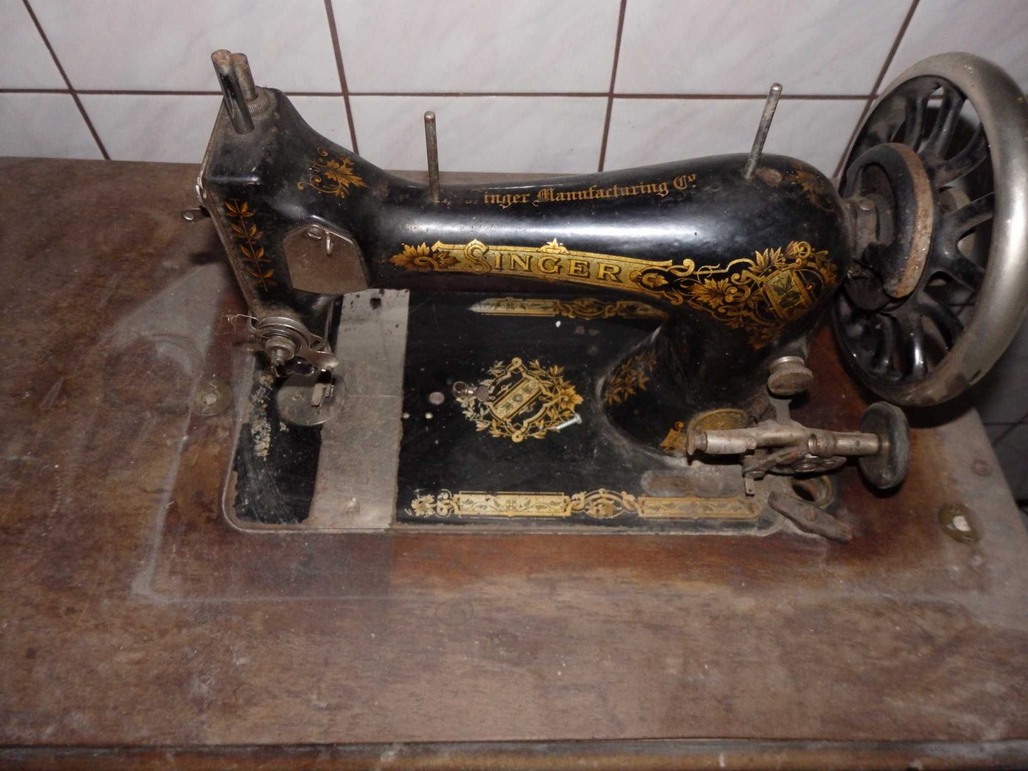 Singer maszyna do szycia patent 1882