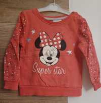 Koralową bluza dla dziewczynki rozmiar 86 Disney Baby
