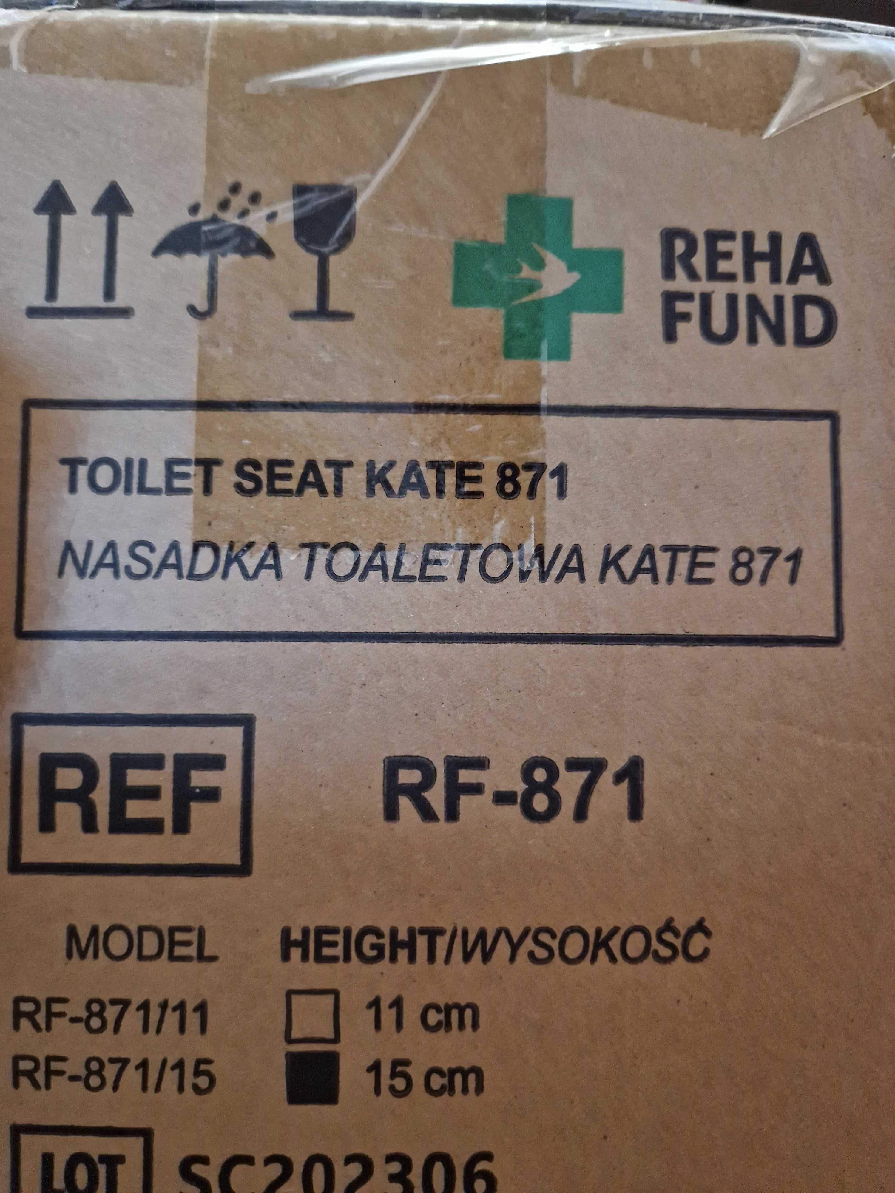 Nowa nasadka toaletowa Kate fabrycznie zapakowana Kate RF-871