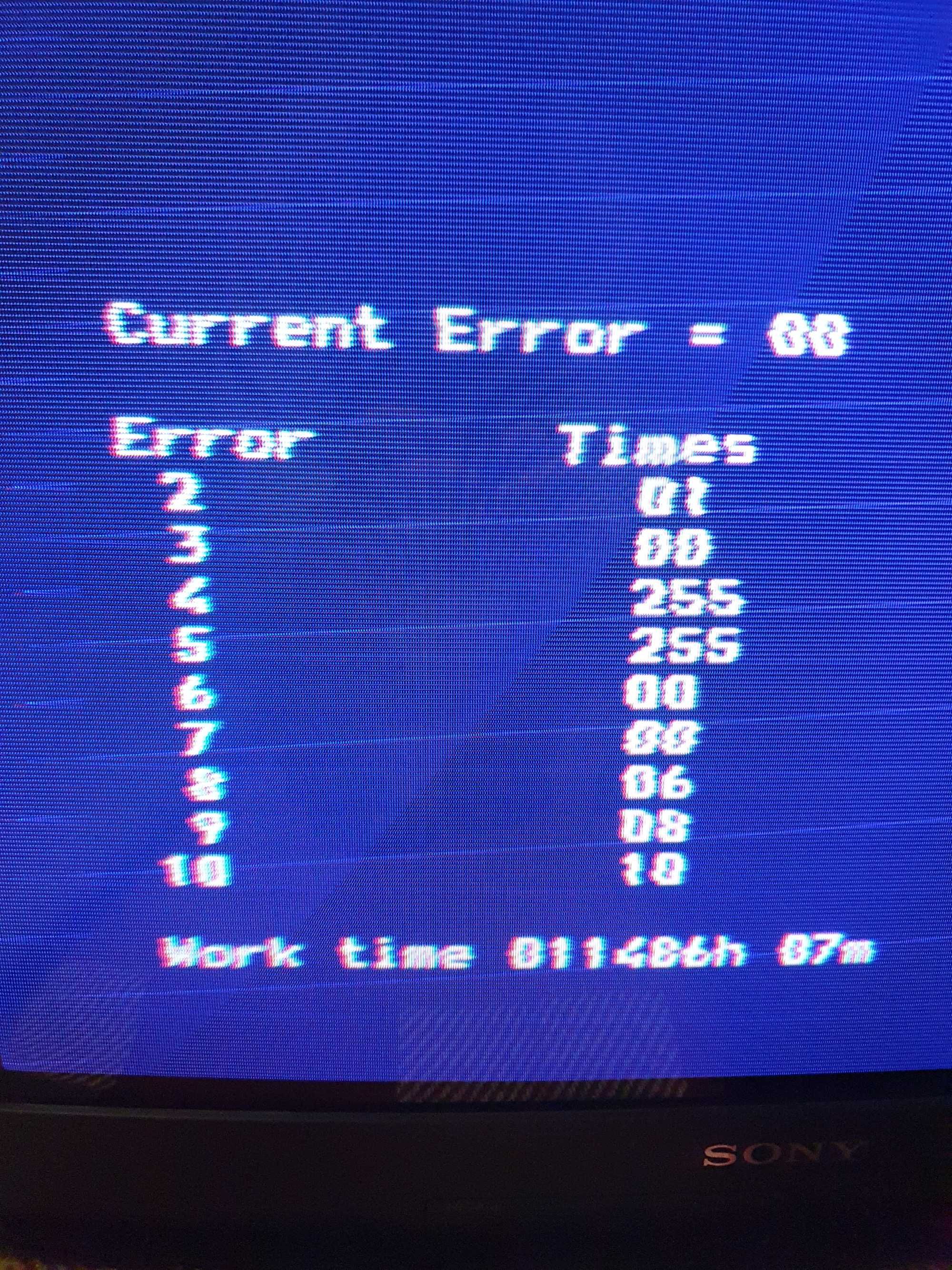 Sony Trinitron KV-29X5E CRT TV FE-1 para peças