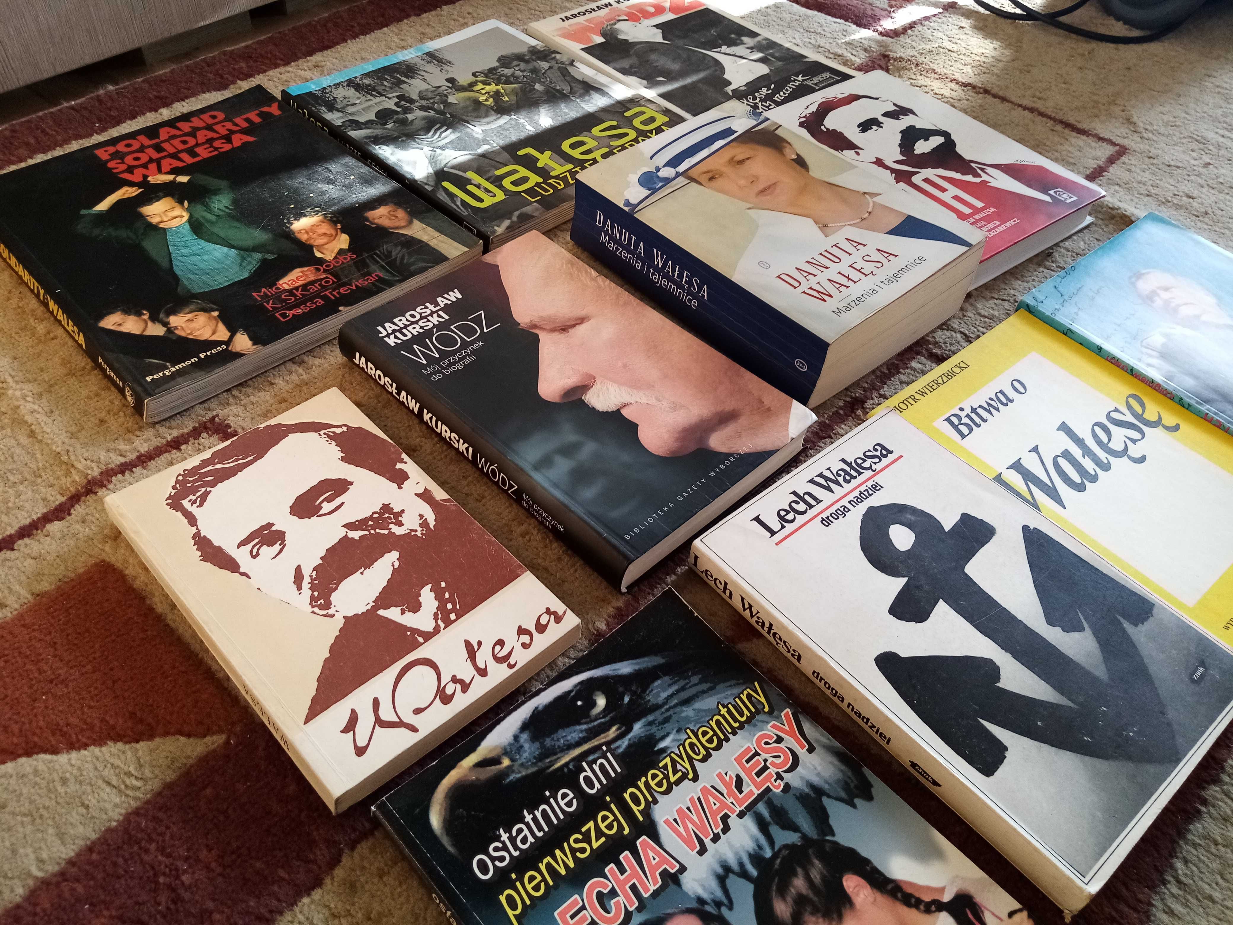 Lech Wałęsa 11 książek tylko o nim kurski Danuta itp