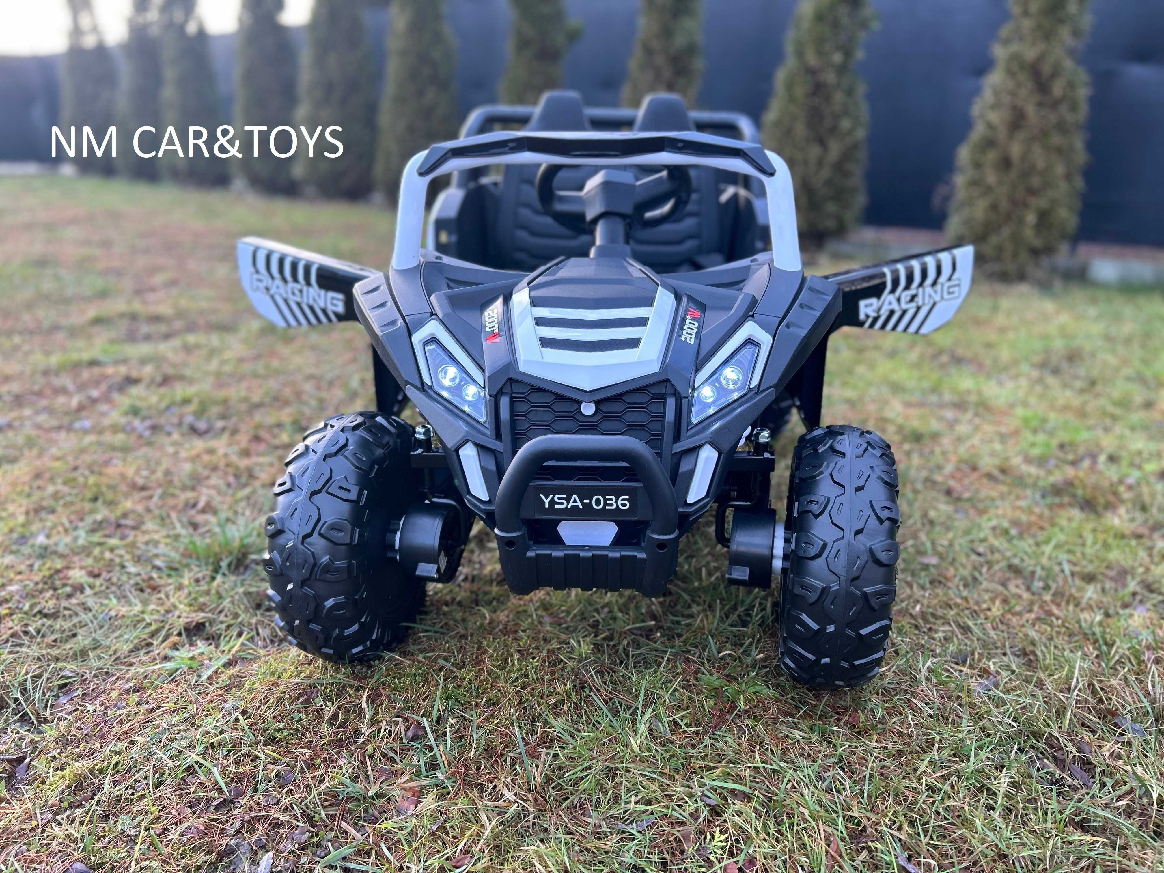 Auto na akumulator 180W 4x4 AXEL UTV 2000M Pojazd Samochód Pilot