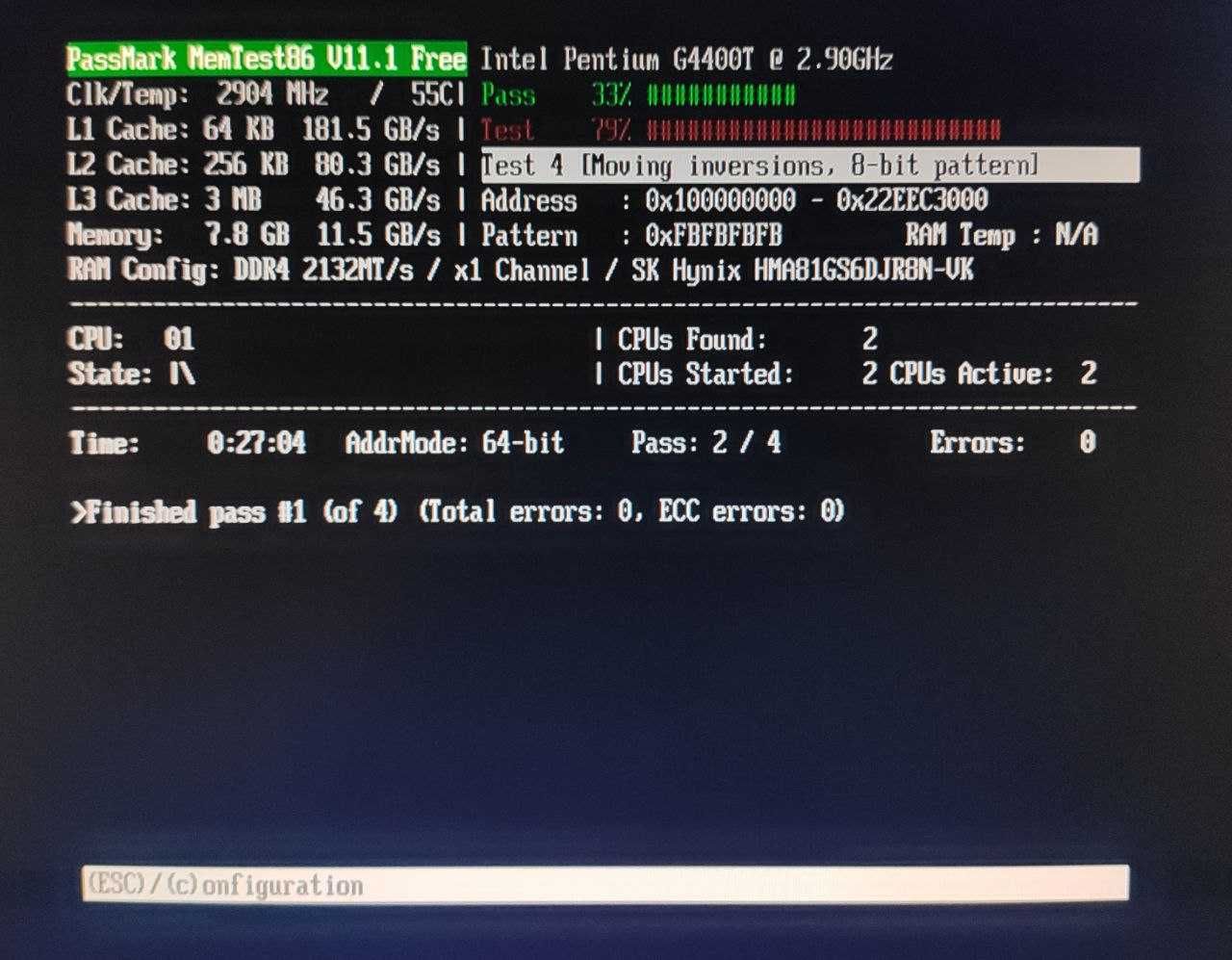 8gb 2666mhz ddr4 hynix