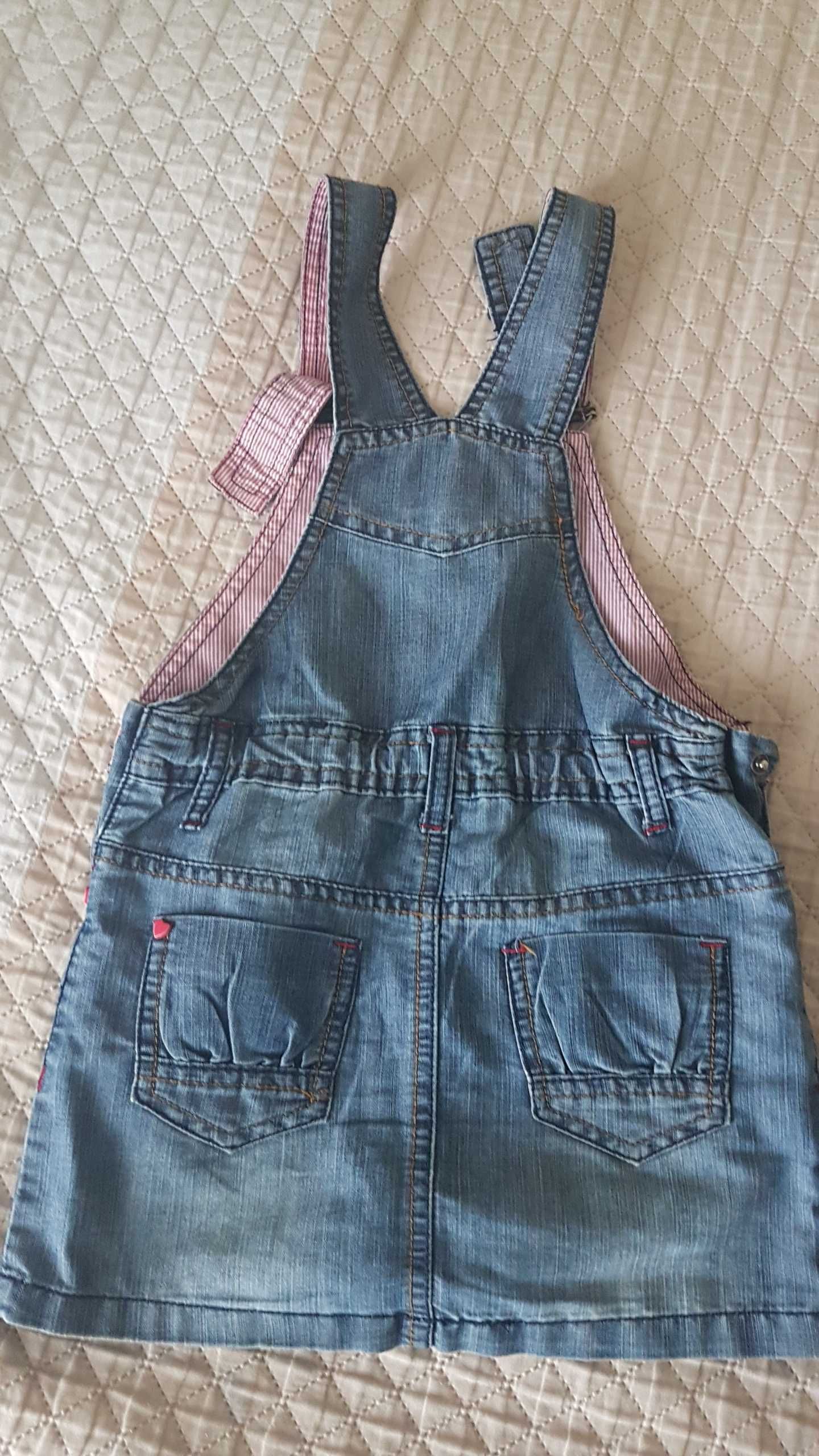 Sukienka jeans dziewczęca