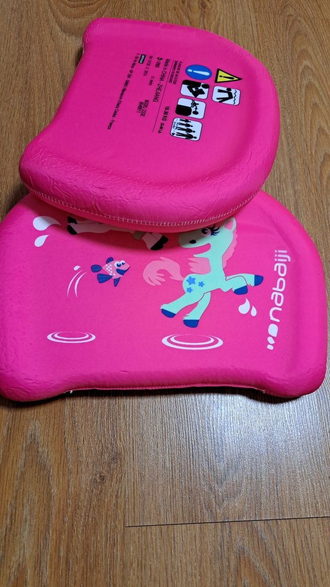 NABAIJI mała deska pływacka dla dzieci dziewczynki  różowa jednorożce
