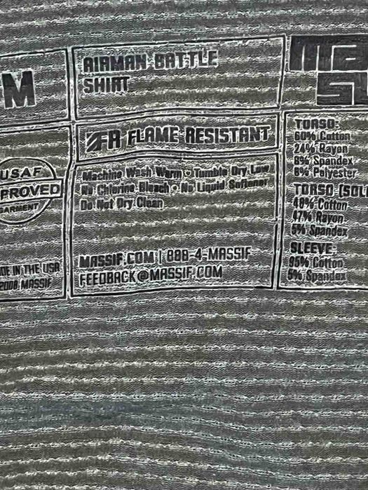 Убакс, Бойова сорочка оригінал, Massif USA, вогнетривка сорочка армії
