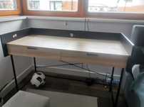 Biurko loft czarne nogi