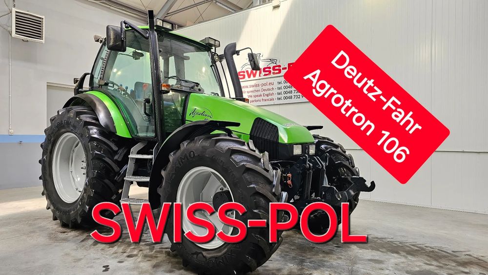Deutz-Fahr Agrotron 106 Klimatyzacja Silnik 6 cylindry agrotron 110/120/115/135 ares 616,617/657 Zetor Ursus  Transport