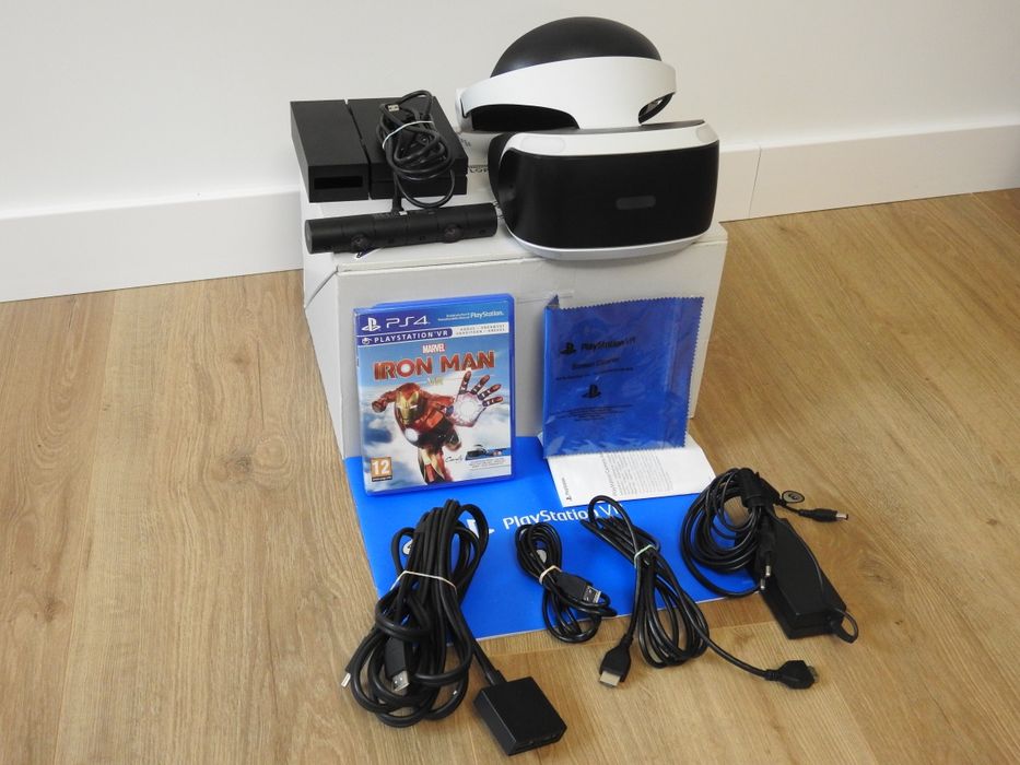 Zestaw googli VR do konsoli play station 4 i 5 google ps4 ps5 iron man