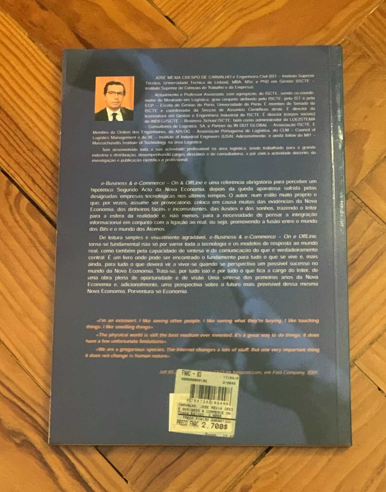 Livro E-Business & E-Commerce: On & OffLine José Crespo de Carvalho