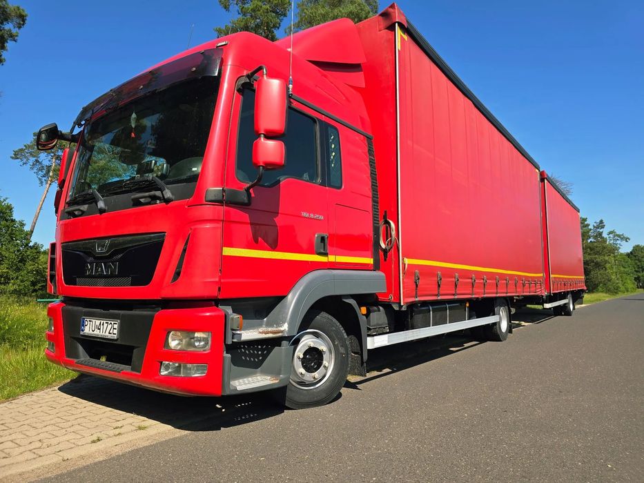 MAN TGL 8.250  Tandem Zestaw przestrzenny 120m.