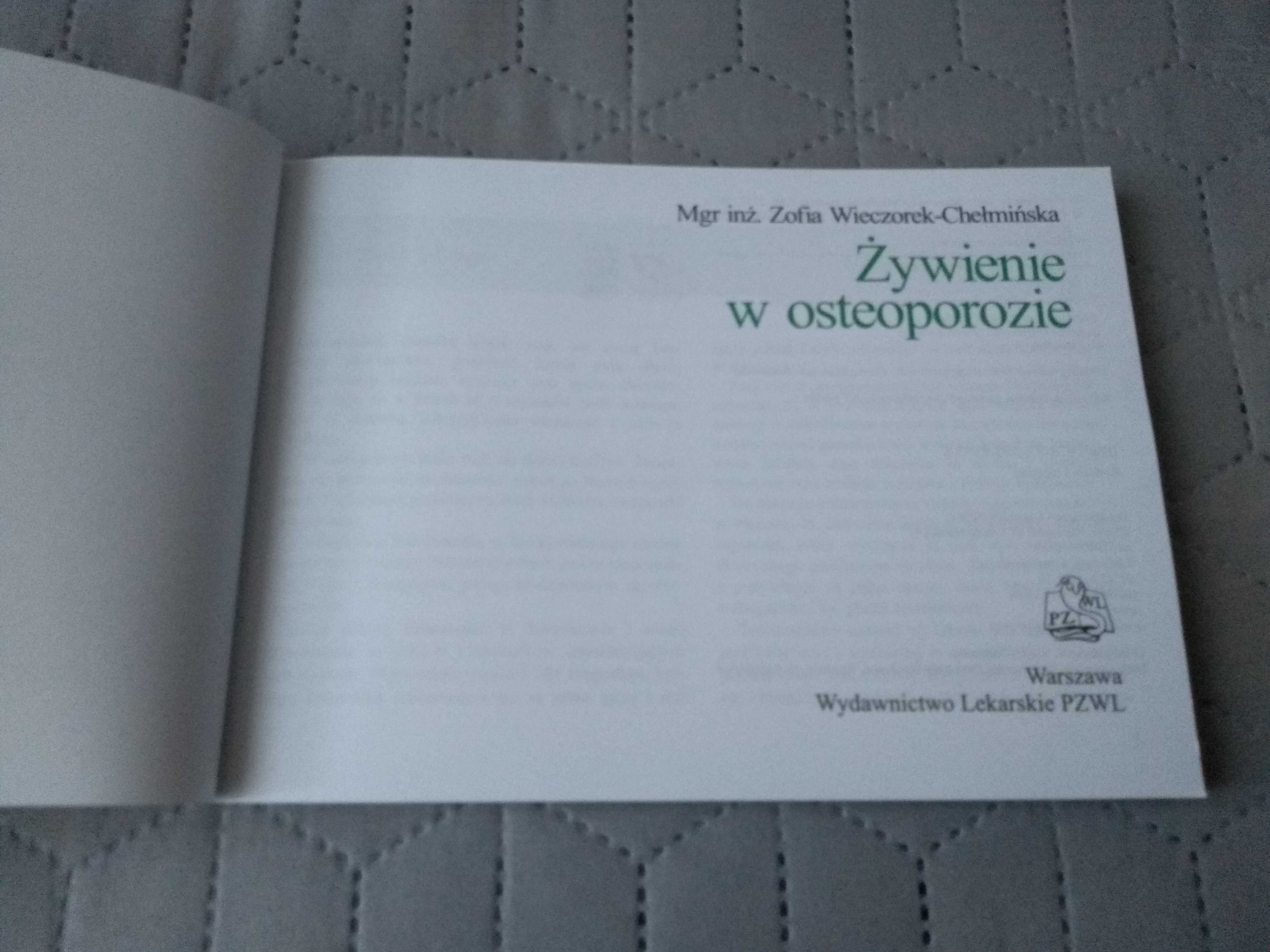 Żywienie w osteoporozie, Zofia Wieczorek-Chełmińska