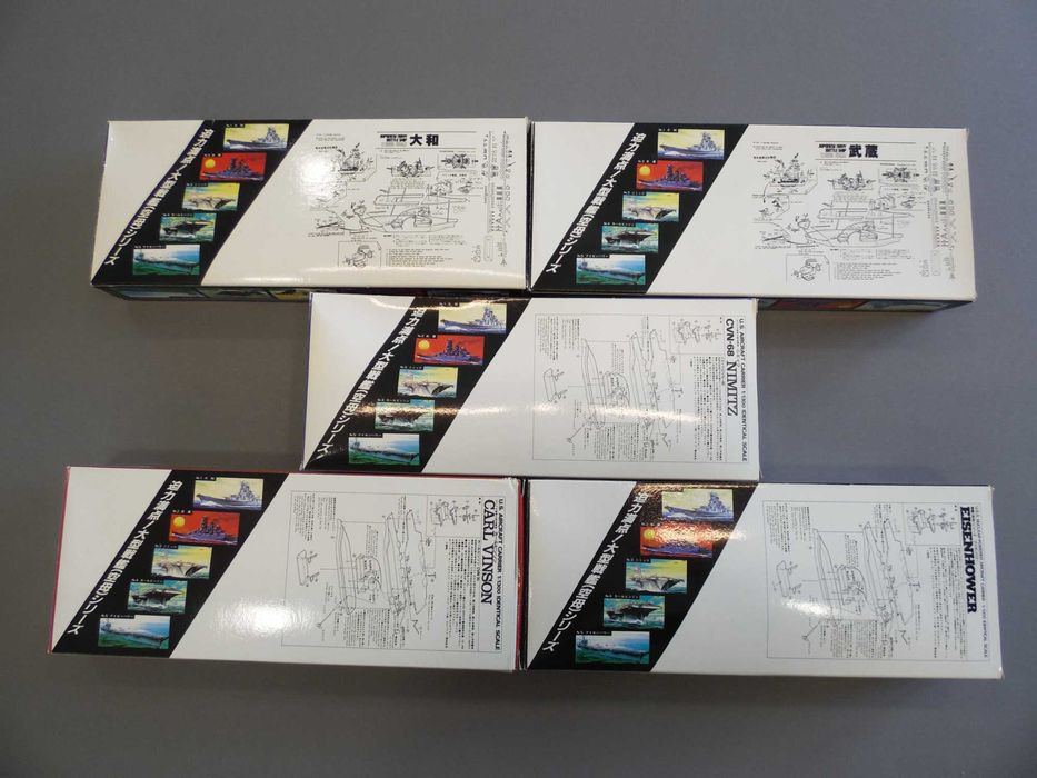 Kits Modelismo Motorizados Kawai Shokai escala 1/1000 e 1/1300