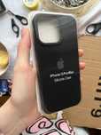 Case iPhone 15 Pro Max etui silikonowe nowe czarne black plecki