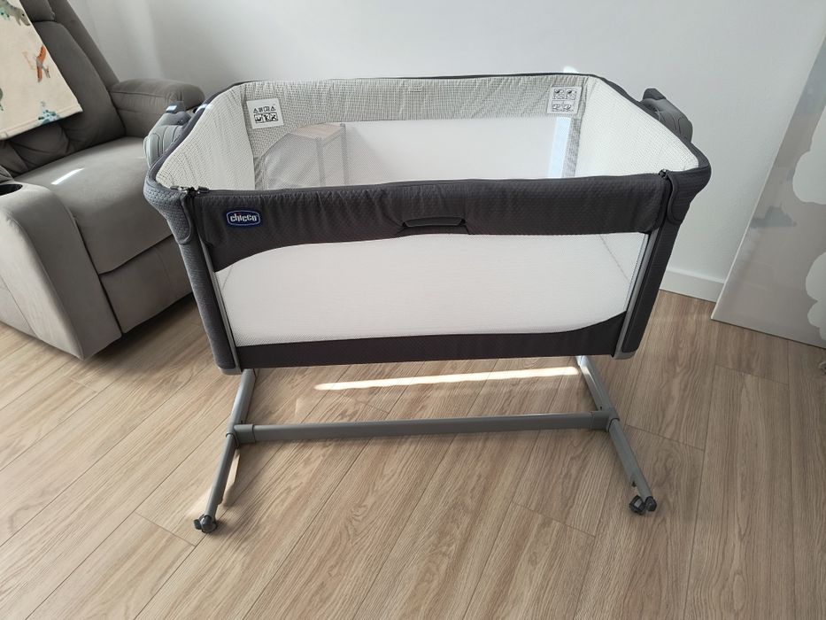 Chicco Next2Me Magic + materac Rücken + dodatki – stan idealny!