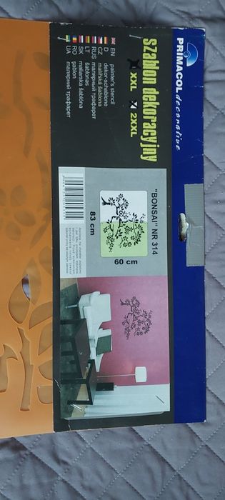 Szablon dekoracyjny bonzai