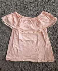 Koszulka/bluzeczka hiszpanka dziewczęca krótki rękaw rozmiar 110