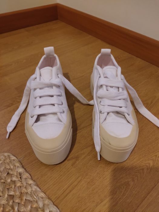 Sapatilhas Zara, lona, tam. 36