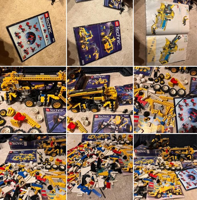 Stare Lego Technic 8459 i 8460 i inne