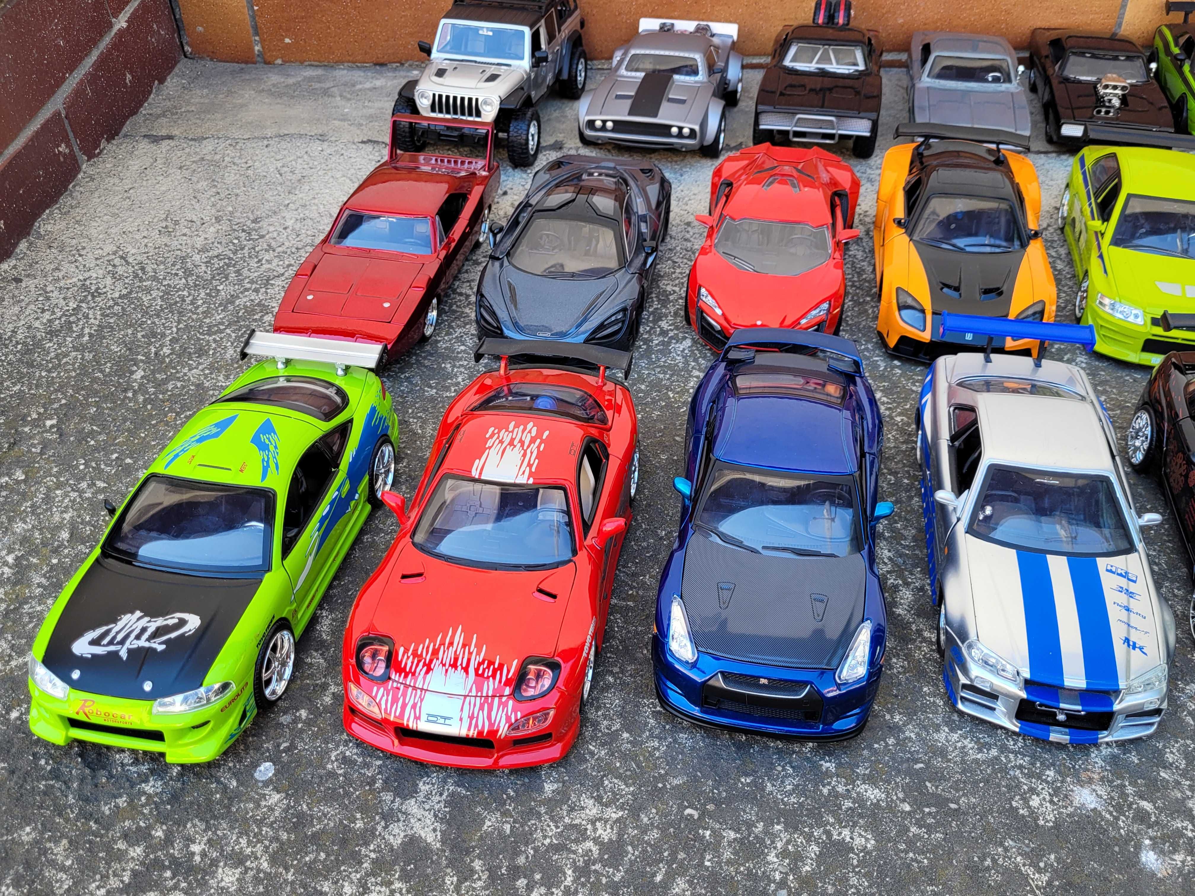 Kolekcja Modeli Jada 1:24 Szybcy i wściekli  Fast & Furious 26 sztuk