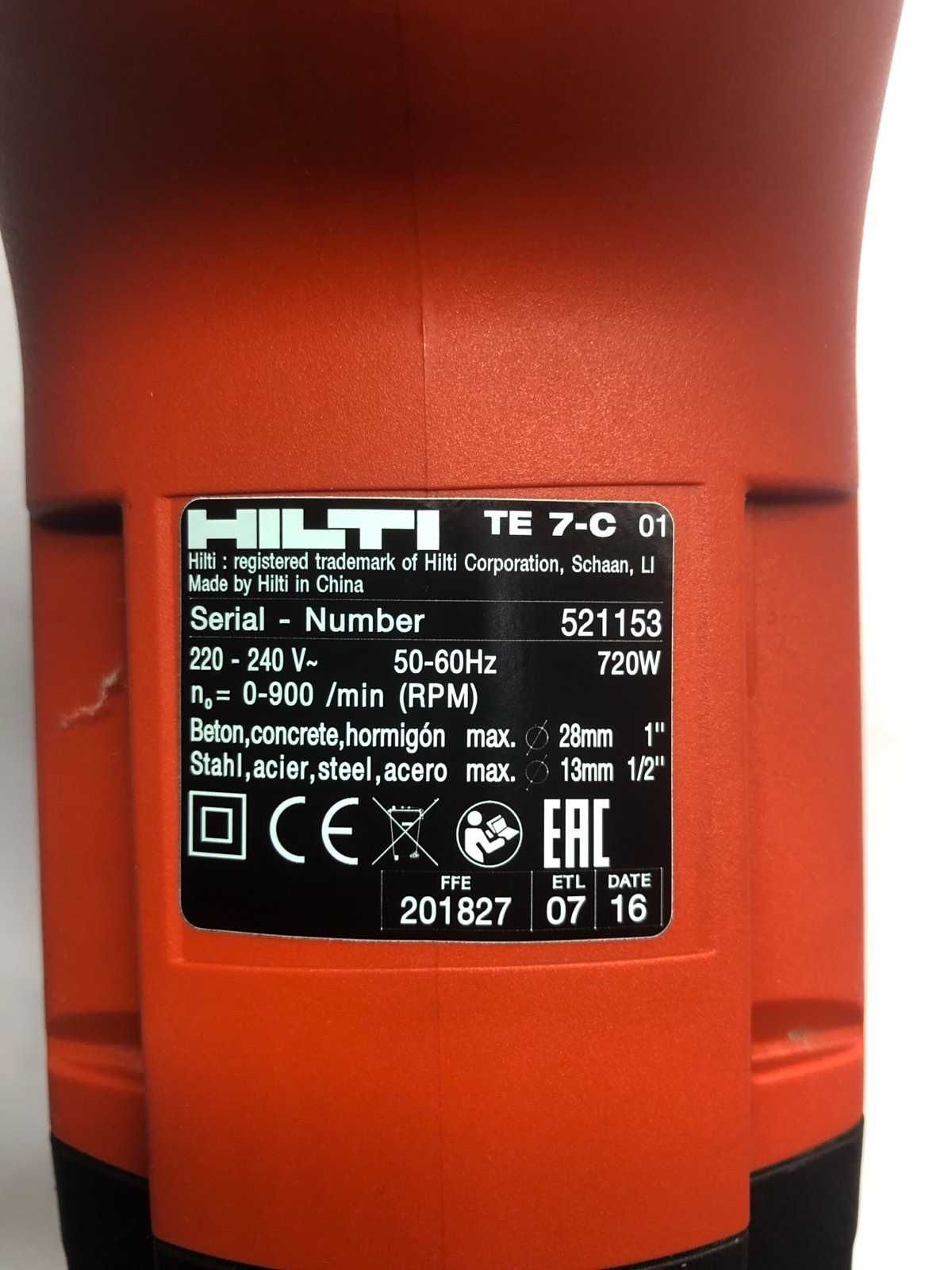 Перфоратор Hilti TE 7-C