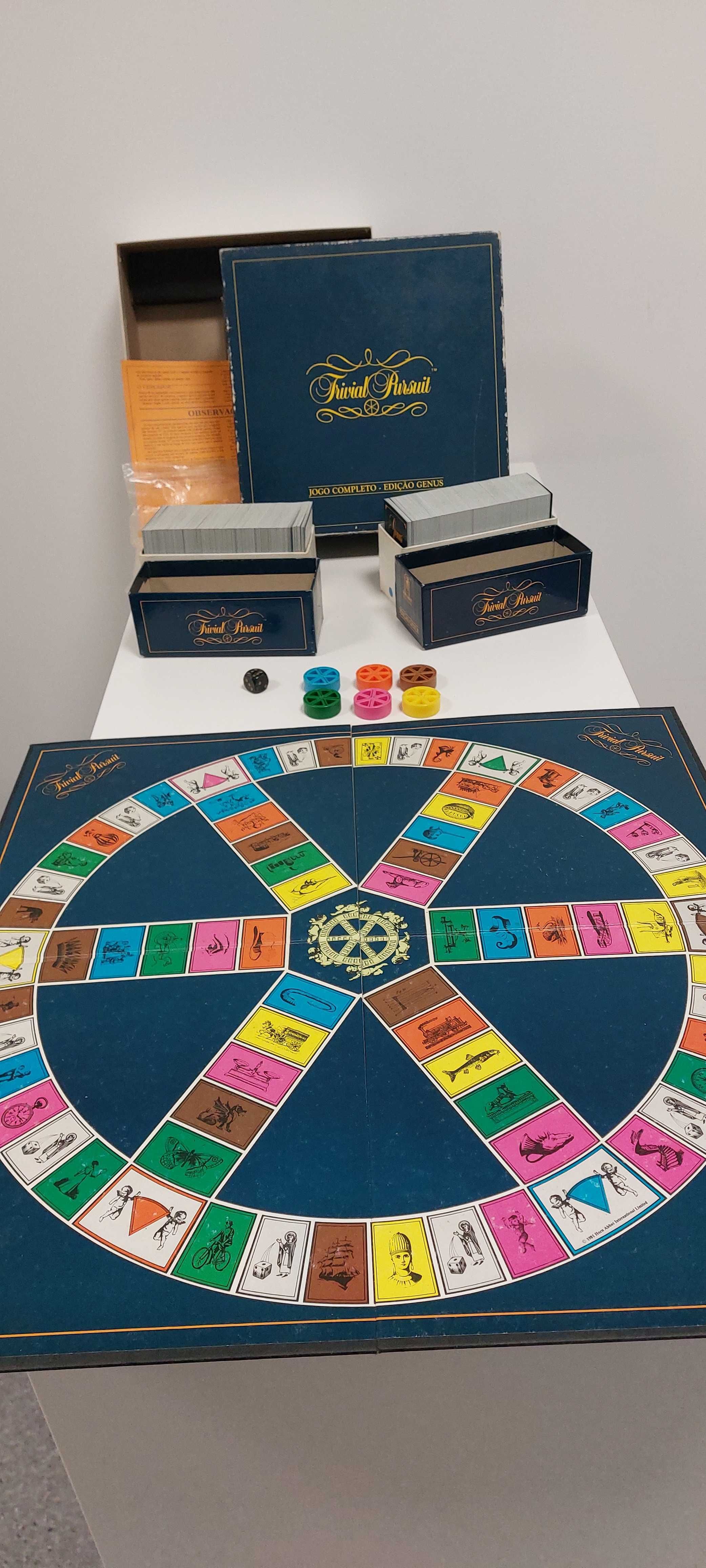 Jogo de Tabuleiro Trivial Pursuit Edição Genus