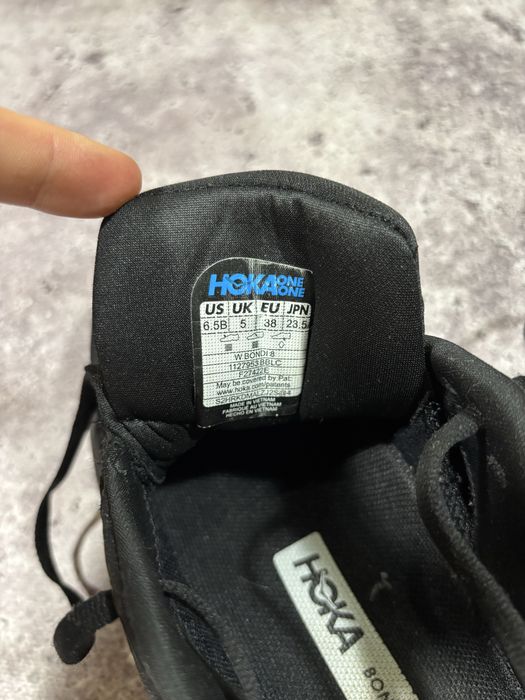 Кросівки Hoka W Bonde 8 бігові колір Чорний/чорний