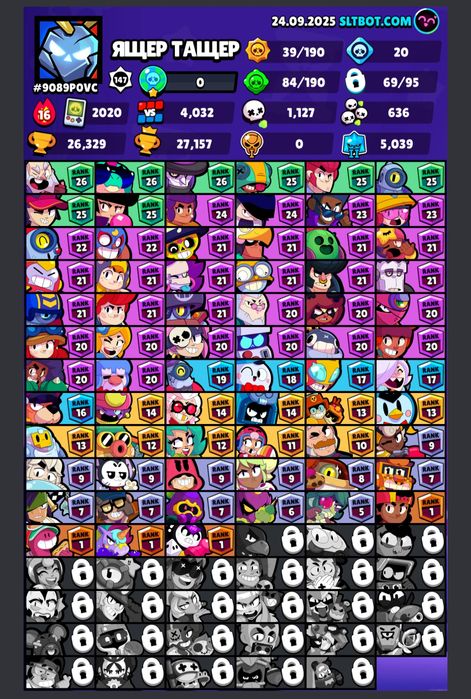 Продам акаунт Brawl Stars