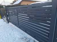 BRAMA Przesuwna Palisada 150cmx400cm OCYNK+RAL profil 80x20 PRODUCENT