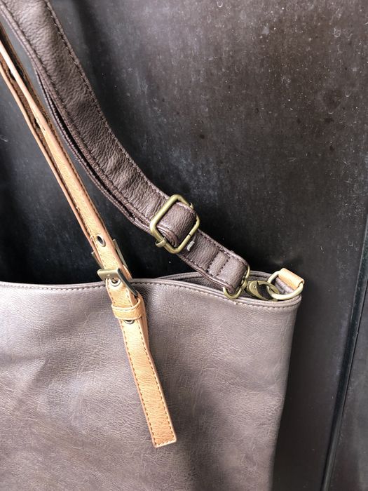 Mala grande castanho claro - nova