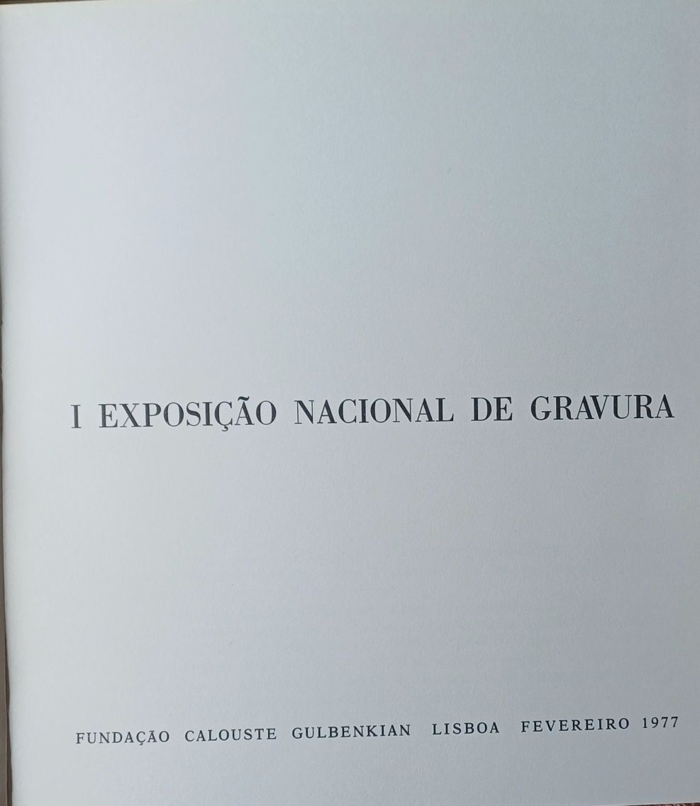 Gravura 1a. Exposição Nacional de Gravura 1977 Gulbenkian 1977