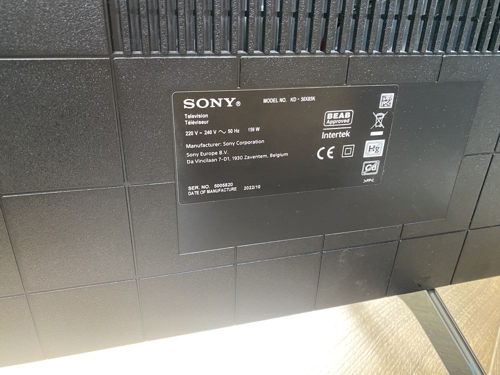 Tv sony bravia 50x85K uzywany przez rok, jak nowy