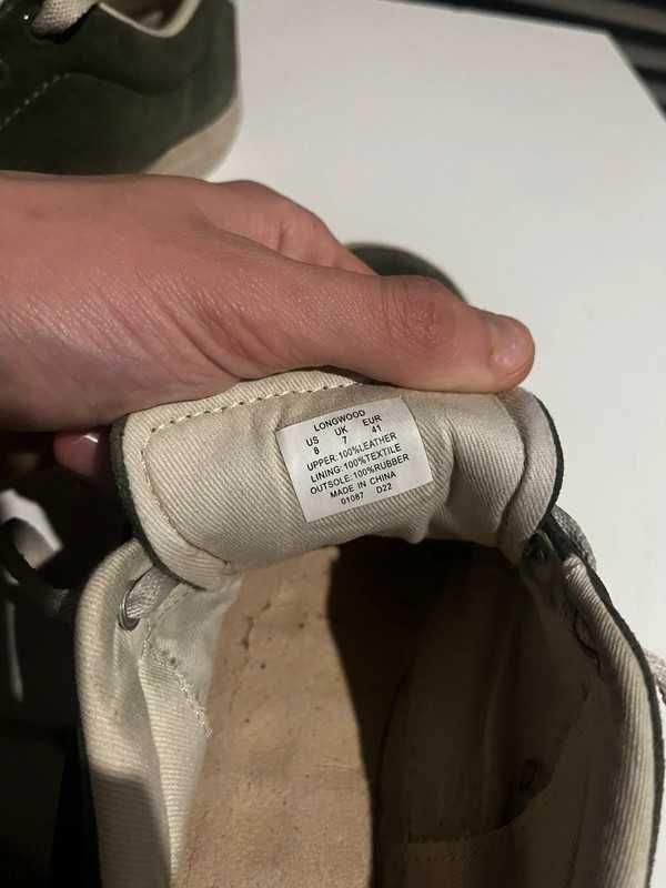 Zielone buty zamszowe Polo Ralph Lauren