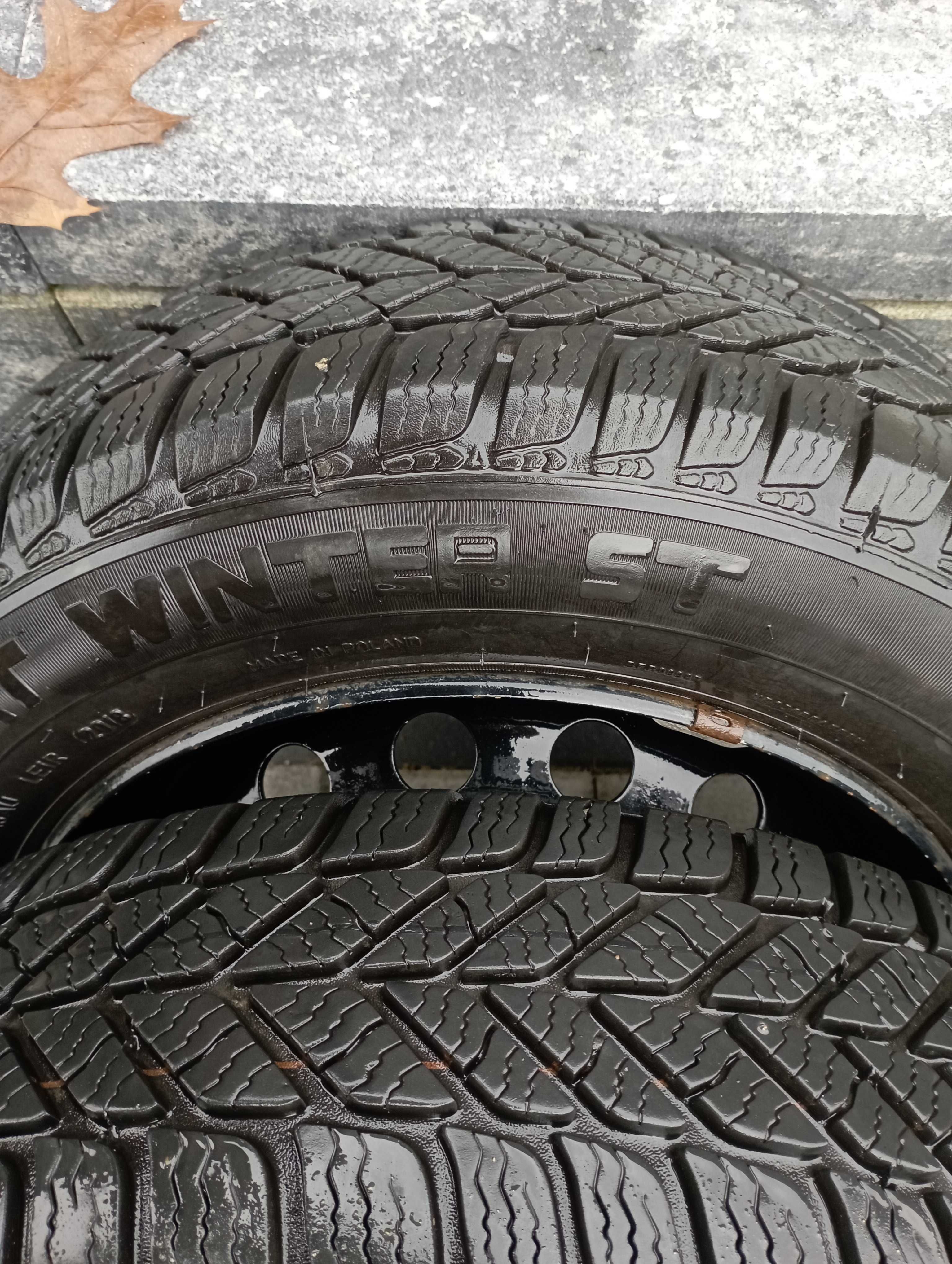 Felgi stalowe z oponami zimowymi 4x100 Renault VW i inne