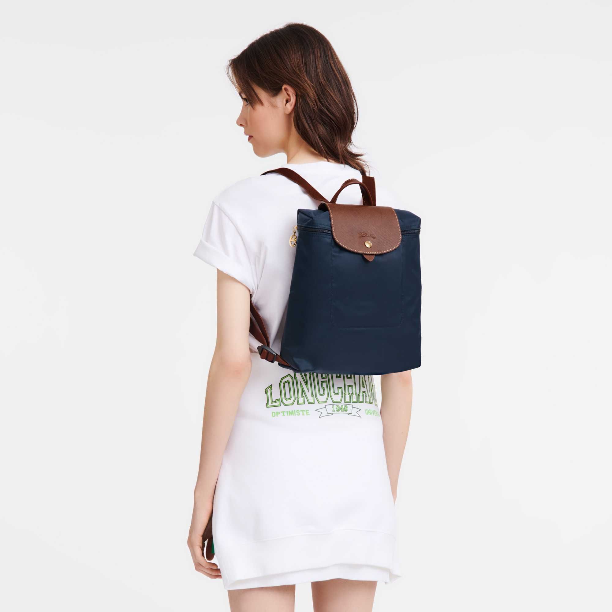 Сумка рюкзак Longchamp Le Pliage Original M Backpack Navy