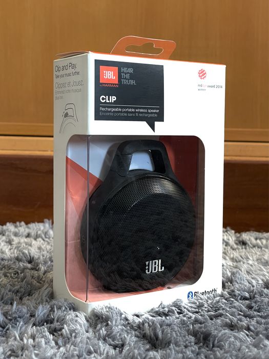 Coluna Bluetooth JBL Clip Como Nova na Caixa Original
