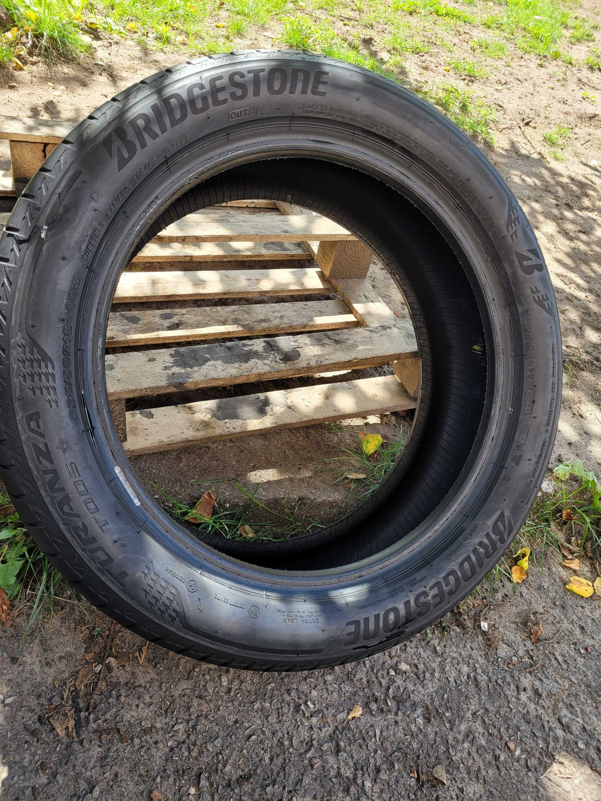 Opony Letnie 225/50R18 Bridgestone Turanza T005 2sztuki Montaż