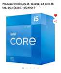 Procesor Intel Core i5-12400F, 2.5 GHz, 18 MB, BOX