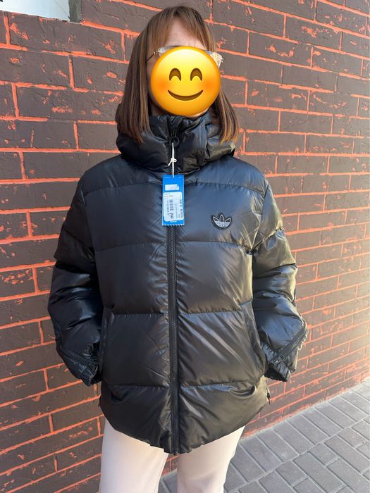 Зимова куртка пуховик пух перо оригінал Adidas xxs, xs, s, m