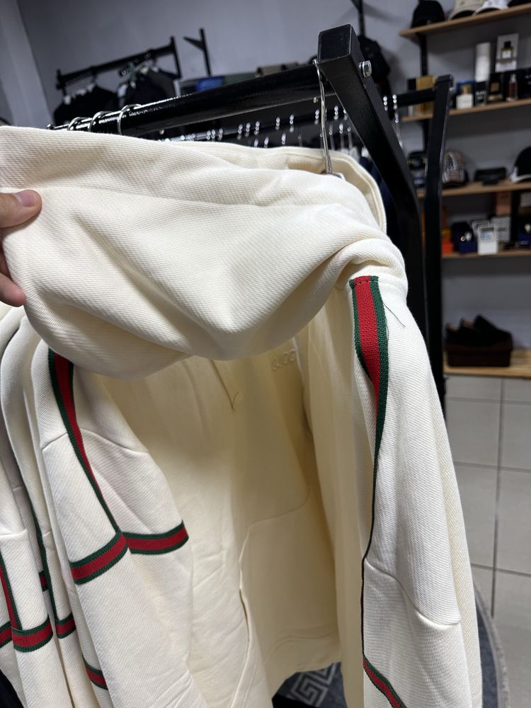 Худі GUCCI | Унісекс | Білий та чорний колір