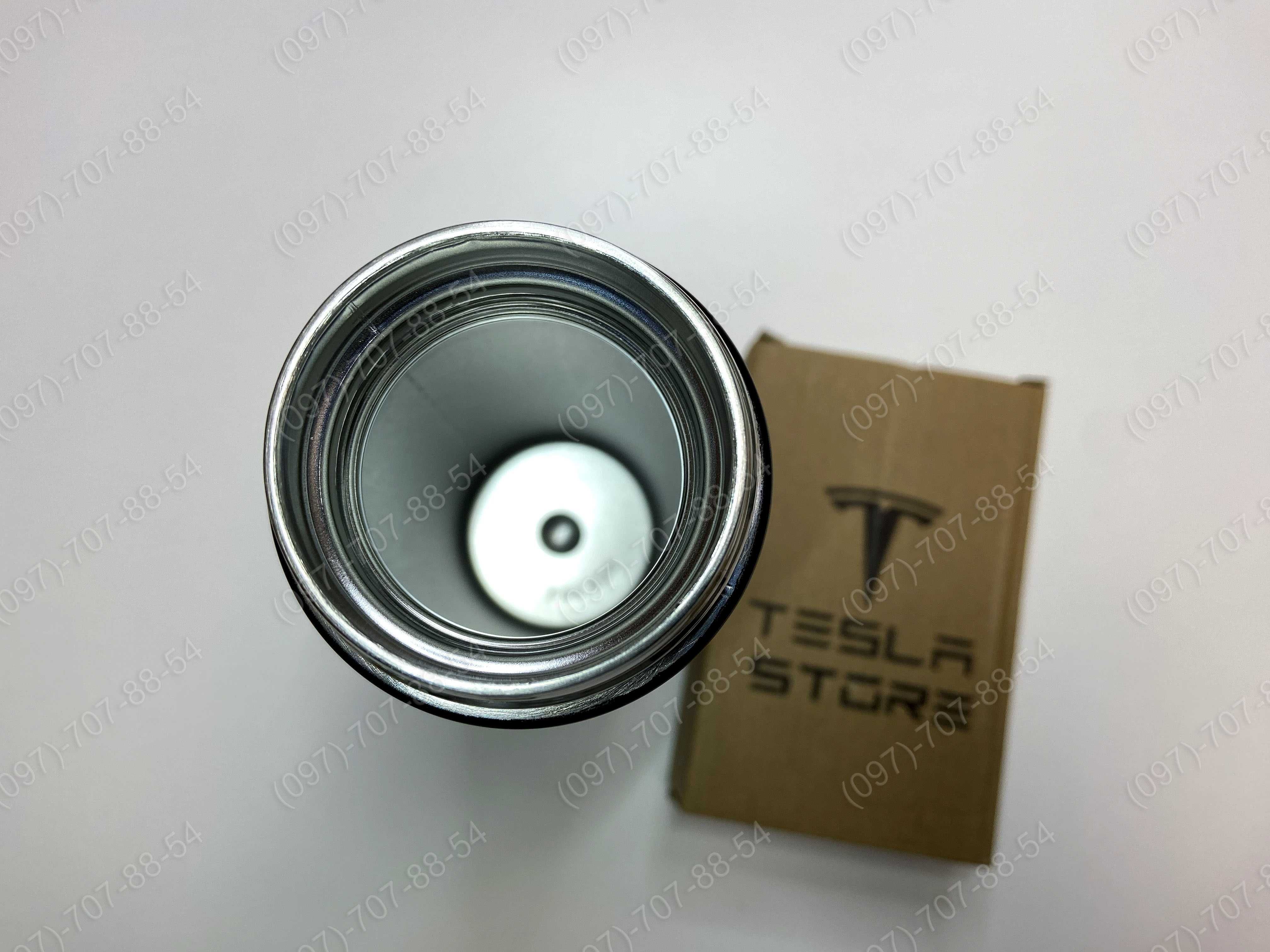 Подарунковий брендований термос Tesla Motors + контроль температури