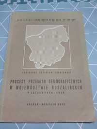 Procesy przemian demograficznych w woj.koszalińskim 1946-68 Zdrojewski