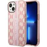Etui Karl Lagerfeld Mono Vertical Stripe Na Iphone 14 Plus - Różowe