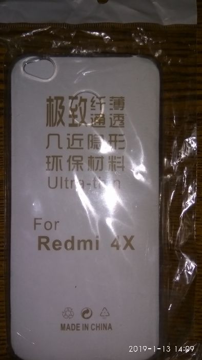 etui przezroczyste Redmi 4x