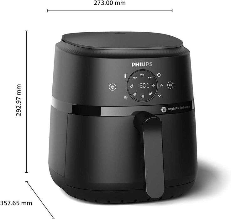 NOWA Frytkownica Beztłuszczowa PHILIPS Mona 1500W pojemna - AIR FRYER