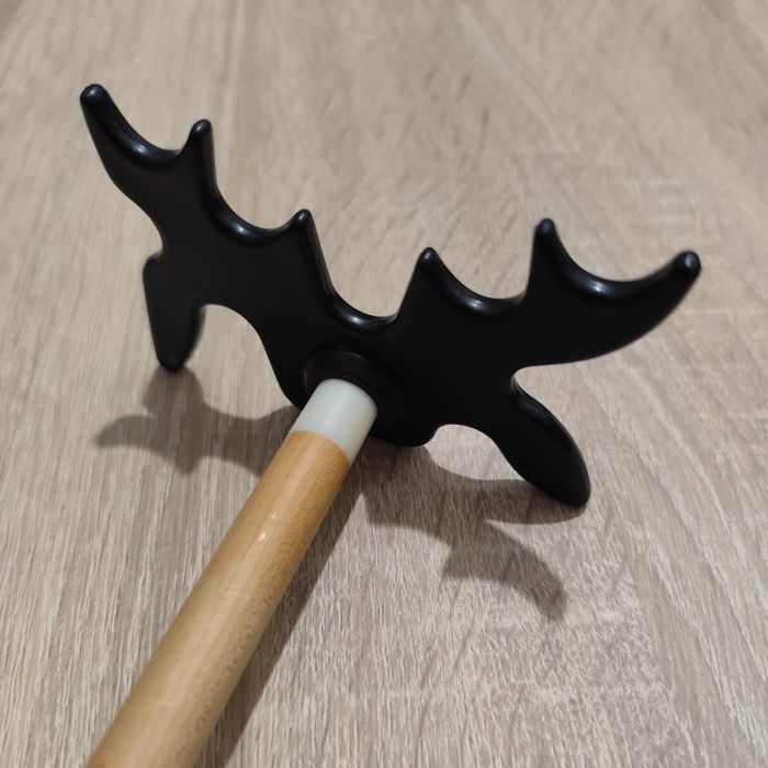 Podpórka bilardowa zakładana na kij, uniwersalna, czarna, nowa