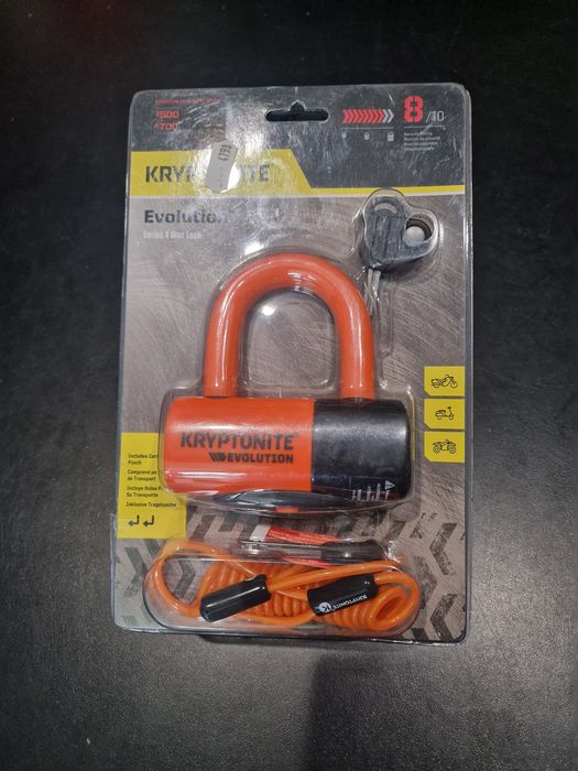 Blokada tarczy hamulcowej KRYPTONITE Evolution DISC LOCK PREMIUM PACK