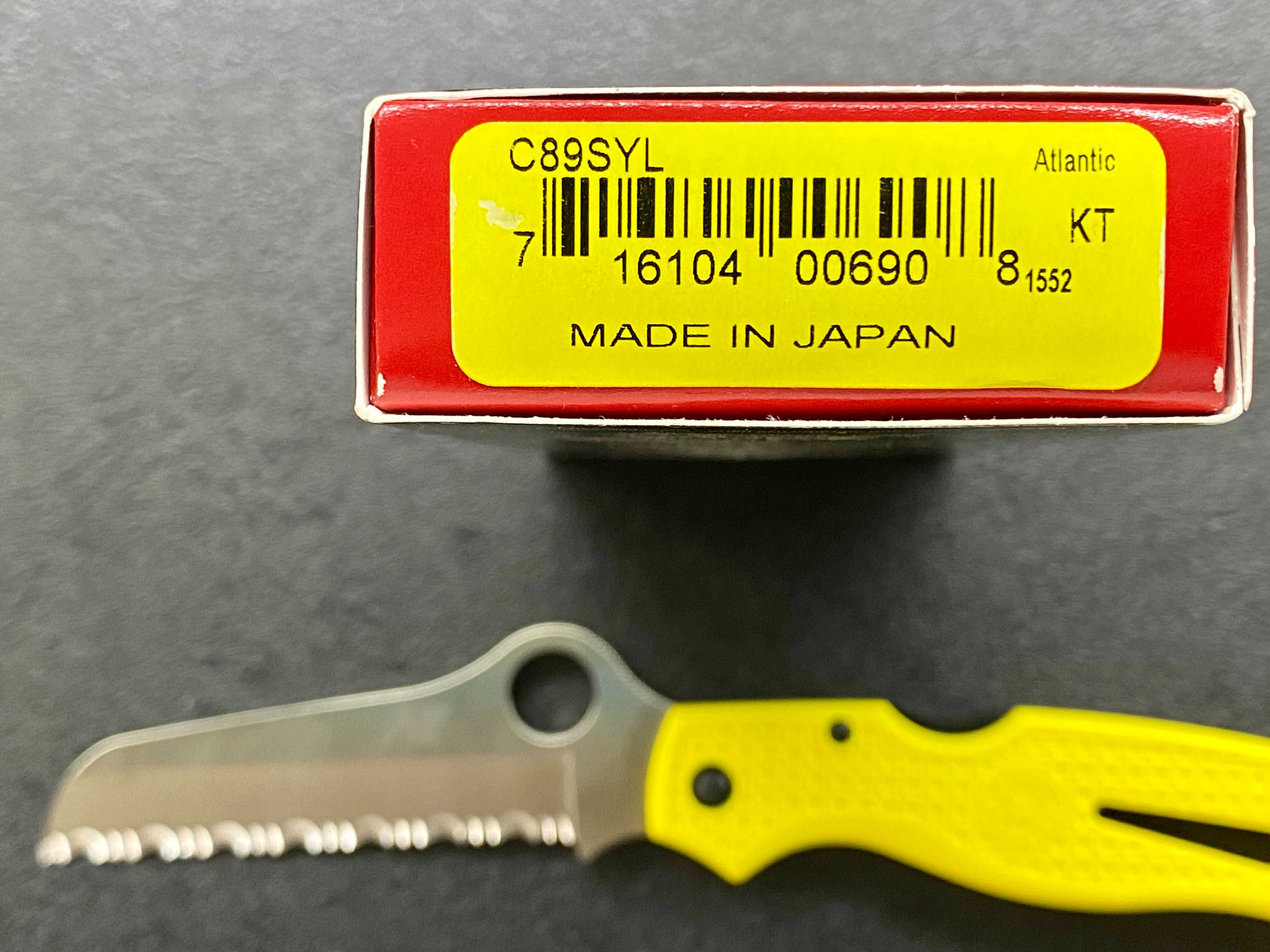 Spyderco C89SYL Atlantic Salt, Japan