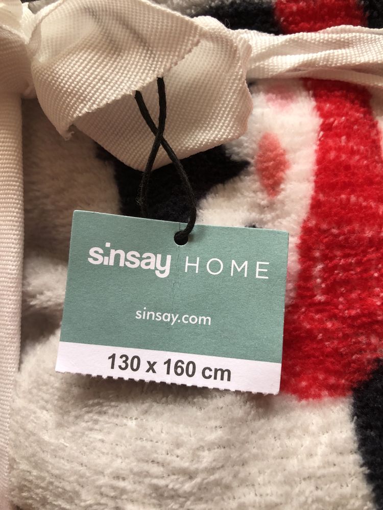 Подарунок новий плед Sinsay home blanket 130*160 см