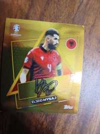 Złota naklejka Euro 2024 topps.